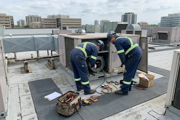 Replacing an ECM blower motor in a rooftop unit