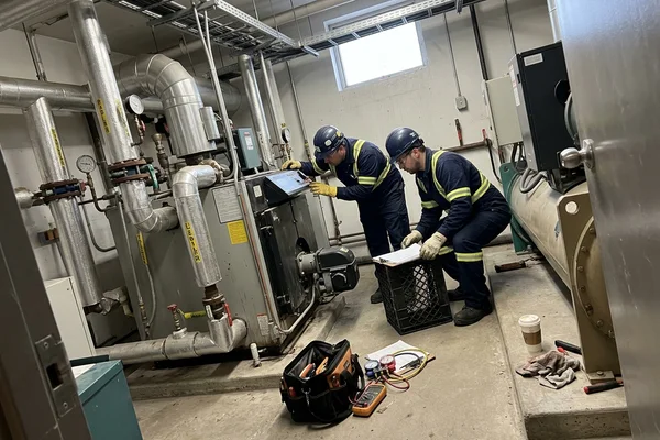 Restarting a boiler during a cold snap