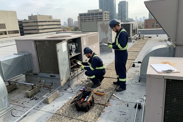 Combustion analysis during a fall heating start-up
